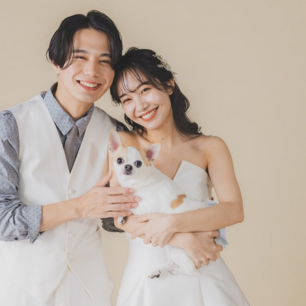 【小型犬・ネコなど・・】ペット撮影プラン　☆洋装1着データ100カット付き全データプラン
