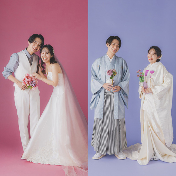 洋装&和装スタジオフォト全データプラン｜データ100カット&写真1枚付き
